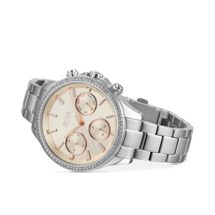 Pandora Silver-Tone Stainless Steel Watch with Rose Gold Dial - 1502565 - Image 2